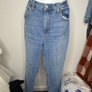 Abercrombie & Fitch The Ankle Straight Ultra High Rise